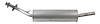 BW2047 Exhaust Muffler; 1980-1983 BMW 320i Rear