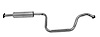 DA28145 Exhaust Resonator; 1995-1999 Nissan Maxima, 1999, 1996 INFINITI I30
