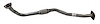 DA29941 Exhaust Pipe; 1995-1996 Nissan Sentra Front, 1995-1996 Nissan 200SX Front - image 1