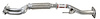 DA35901 Exhaust Pipe; 2000-2002 Nissan Sentra Front - image 1