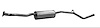 DA36807 Exhaust Muffler; 1999-2000 Nissan Frontier Rear - image 1