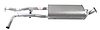 DA3915 Exhaust Muffler; 2007-2015 Nissan Armada Center, 2007-2010 INFINITI QX56 Center - image 1