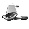 DA3917 Exhaust Muffler; 2005-2008 INFINITI FX35 Rear, 2003-2008 INFINITI FX45 Rear - image 1