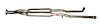 DA40405 Exhaust Muffler; 2009-2013 INFINITI G37 Center, 2007-2008 INFINITI G35 Center - image 1