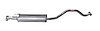 DA42015 Exhaust Muffler; 2009-2014 Nissan Cube Center - image 1