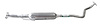 DA4345 Exhaust Resonator; 2012-2015 Nissan Versa