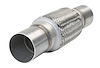 FT20006N Flex Coupling - 200 Series SS, 2" Core, 2" Necks, 10" OAL w/Inner Braid - image 1