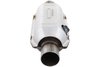 H600Z 6" Extra Heavy Duty 11ga Saddle 3/8" U-Bolt Exhaust Clamp - Zinc Plated Steel - image 1