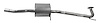 HD17115 Exhaust Muffler; 1998-2002 Honda Accord Center - image 1