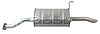 HD17947 Exhaust Muffler; 2001-2005 Honda Civic Rear, 2001-2003 Acura EL Rear