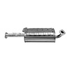 HD18155 Exhaust Muffler; 1998-2004 Isuzu Rodeo Center, 1998-2002 Honda Passport Center, 2002-2003 Isuzu Axiom Center - image 1