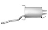 HD20707 Exhaust Muffler; 2003-2004 Honda Pilot Rear, 2001-2002 Acura MDX Rear - image 1