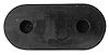 HW8133 Exhaust System Hanger; 2004-2008 Suzuki Forenza Resonator Assembly