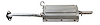 HY2507 Exhaust Muffler; 1996-1999 Hyundai Accent Rear