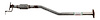 HY4541 Exhaust Pipe; 2000-2005 Hyundai Accent Front