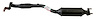 HY4551 Exhaust Pipe; 1998-1999 Hyundai Accent Front