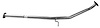 HY7004 Exhaust Intermediate Pipe; 2006-2010 Hyundai Accent, 2006-2010 Kia Rio, 2006-2010 Kia Rio5 - image 1