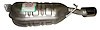 HY7317 Exhaust Muffler; 2006-2010 Hyundai Azera Rear Left - image 1