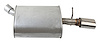 JR5317 Muffler - Rear, ANSA OER - image 1