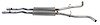 JR5505 Muffler - Center, ANSA OER - image 1