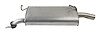 KA2107 Exhaust Muffler; 2000-2004 Kia Spectra Rear, 1998-2001 Kia Sephia Rear - image 1