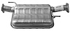 KA3803 Exhaust Muffler; 2006-2010 Kia Sedona Front, 2007-2008 Hyundai Entourage Front - image 1