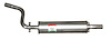 ME0897 Exhaust Muffler; 1966-1976 Mercedes-Benz 280C Rear, 240D Rear, 300D Rear, 250C Rear, 230 Rear, 200D Rear - image 1
