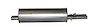 ME1407 Exhaust Muffler; 1965-1972 Mercedes-Benz 250SE Rear, 280S Rear, 280SE Rear, 280SEL Rear, 300SE Rear, 300SEL Rear - image 1