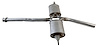 ME4645 Exhaust Muffler; 1981-1985 Mercedes-Benz 300SD Center - image 1