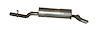 ME6047 Exhaust Muffler; 1986-1987 Mercedes-Benz 300SDL Rear, 1985 Mercedes-Benz 300SD Rear - image 1