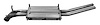 ME6145 Exhaust Muffler; 1981-1985 Mercedes-Benz 380SL Center - image 1