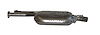 ME6505 Exhaust Muffler; 1986-1989 Mercedes-Benz 300E Center, 260E Center, 300TE Center - image 1