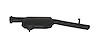 ME6905 Exhaust Muffler; 1988-1991 Mercedes-Benz 300SE Center