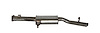 ME7005 Exhaust Muffler; 1988-1991 Mercedes-Benz 300SEL Center