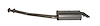 ME7807 Exhaust Muffler; 1986-1989 Mercedes-Benz 560SL Rear