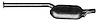 ME8205 Exhaust Muffler; 1990-1993 Mercedes-Benz 300D Center - image 1