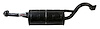 MT14347 Exhaust Muffler; 1999-2002 Mitsubishi Montero Sport Rear - image 1
