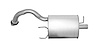 MT16307 Exhaust Muffler; 2001-2004 Mitsubishi Eclipse Rear - image 1