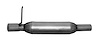 MZ18103 Exhaust Muffler; 2004-2006 Mazda 3 Front - image 1