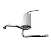 MZ18197 Exhaust Muffler; 2010-2012 Mazda 3 Rear