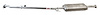 MZ1905 Exhaust Muffler; 2001-2004 Ford Escape Center, 2001-2004 Mazda Tribute Center - image 1