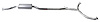 MZ19505 Exhaust Resonator; 2007-2009 Mazda CX-9 - image 1