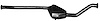 SA2705 Exhaust Muffler; 1992-1998 Saab 9000 Center
