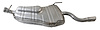 SA3107 Exhaust Muffler; 1999-2002 Saab 9-3 Rear, 1994-1998 Saab 900 Rear
