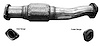 SA5006 Exhaust Intermediate Pipe; 1999-2009 Saab 9-5 - image 1