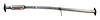 SU4405 Exhaust Resonator; 1999-2002 Subaru Forester, 1998-2001 Subaru Impreza - image 1