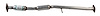 SU7405 Exhaust Resonator; 2003-2005 Subaru Forester, 2002-2005 Subaru Impreza - image 1