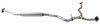 SU8345 Exhaust Muffler; 2005 Subaru Outback Center - image 2