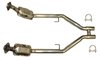 T312Z 3.5" Heavy Duty Guillotine U-Bolt Exhaust Clamp w/Flange Nuts - Zinc Plated - image 1