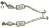 T412Z 4.5" Heavy Duty Guillotine U-Bolt Exhaust Clamp w/Flange Nuts - Zinc Plated - image 1